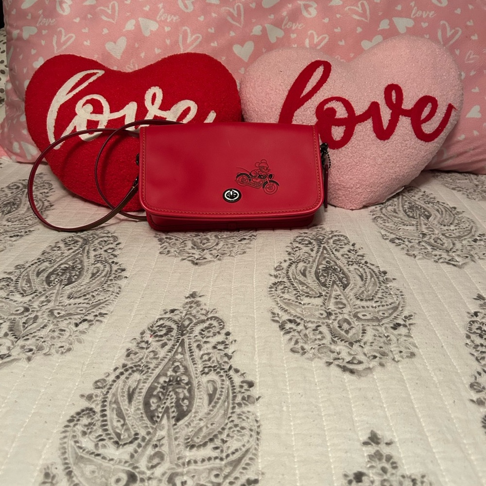 Coach crossbody motorcycle Mickey